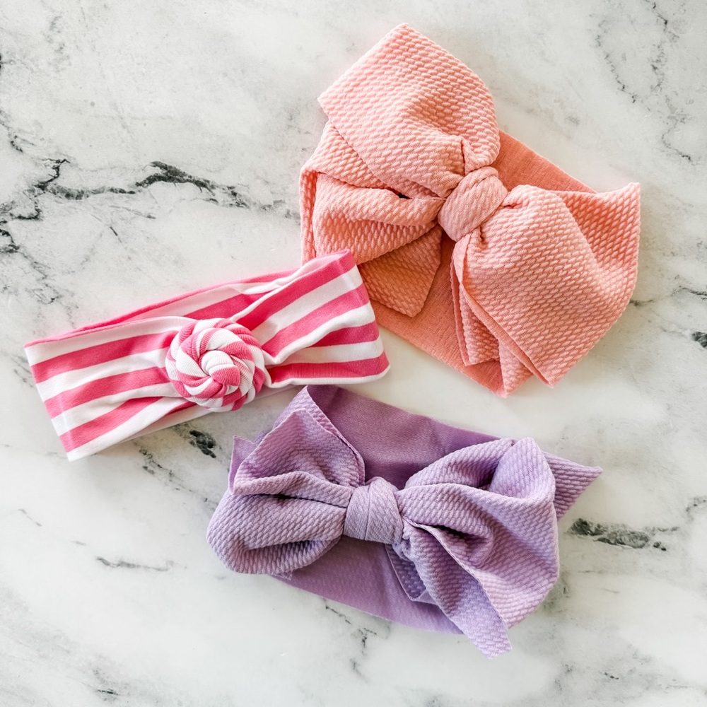 Boutique Baby Girls Hair Bow Set